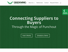 Tablet Screenshot of greenwingtechnology.com